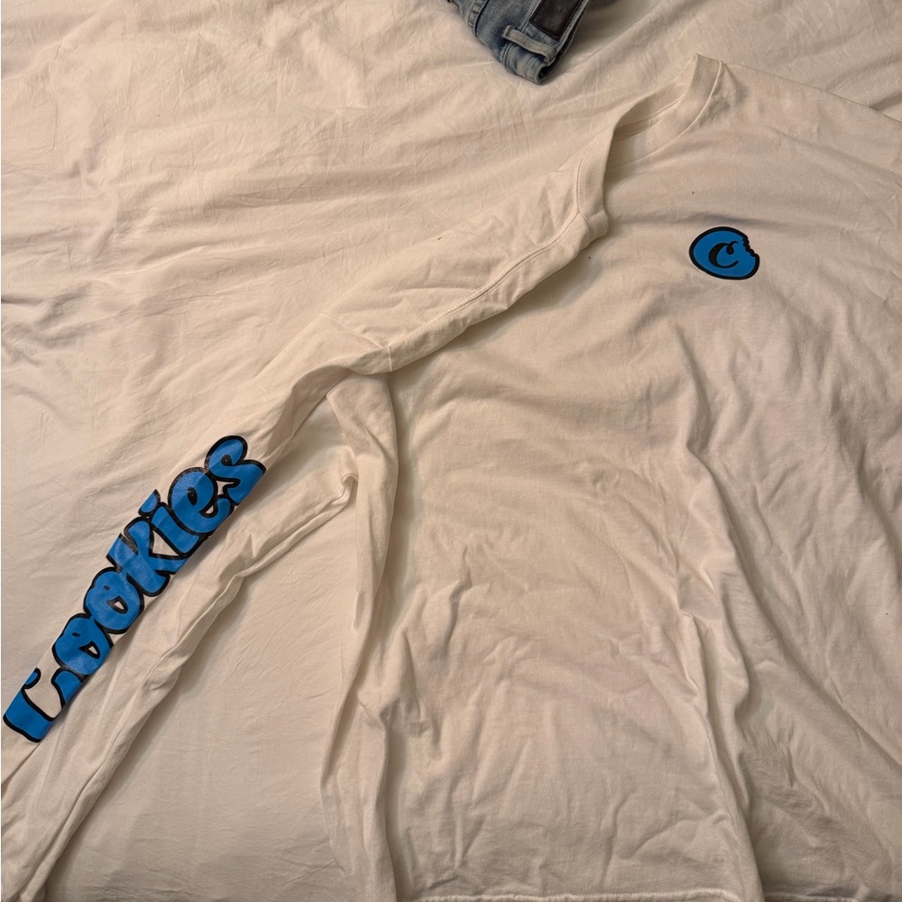 Cookies White Long Sleeve Tee